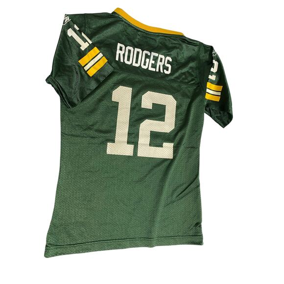 Aaron Rodgers Green Bay Packers Reebok Home Jersey Size Youth L - Picture 2 of 11